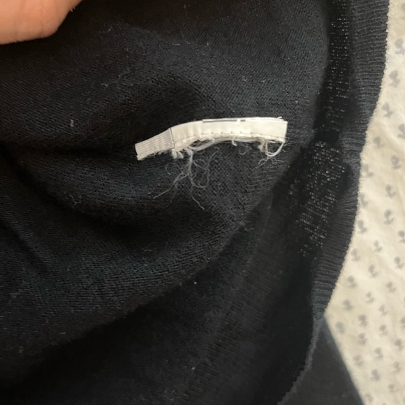 J. Crew Women's Black Marino Wool Sweater - Picture 3 of 4